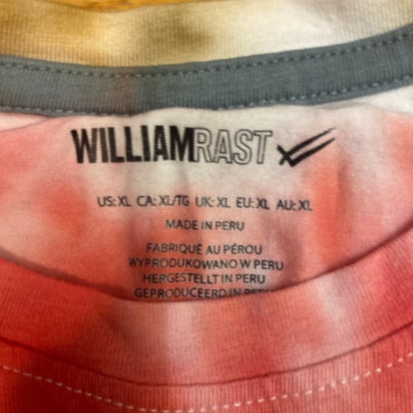 Brown and Red Tie Dye Shirt - Picture 2 of 2